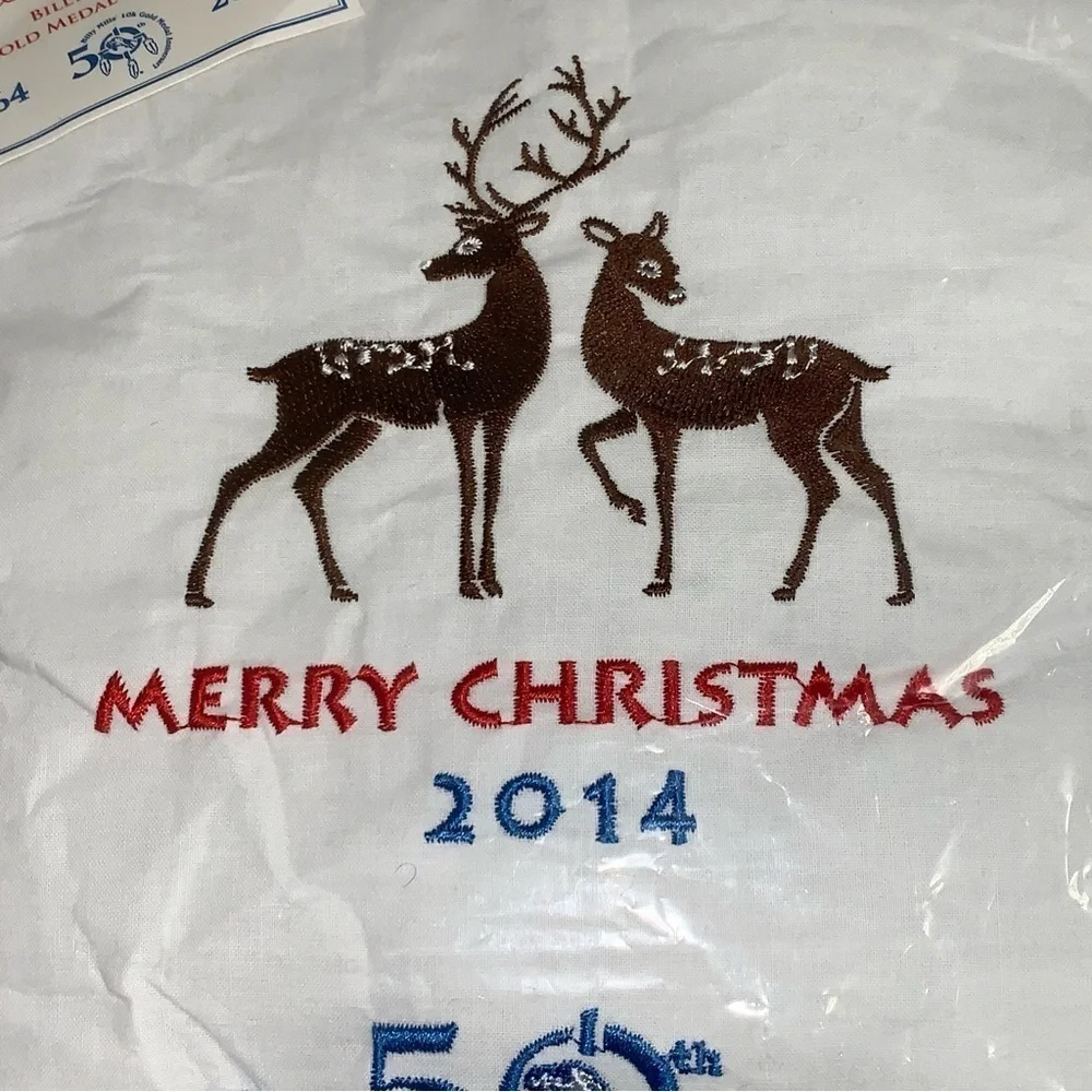 50TH ANNIVERSARY BILLY MILLS CHRISTMAS PILLOW 2014 10